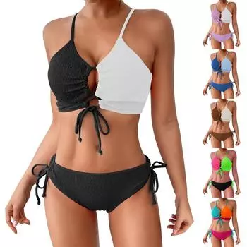 Женские сплошные купальники Sense Bikini с подкладкой для груди No Steel Bra Swimwear L чёрный