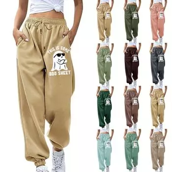 Женские спортивные брюки с карманом на ремне, модные, пэчворк, контрастная резинка на талии, повседневные спортивные брюки L армия зеленый