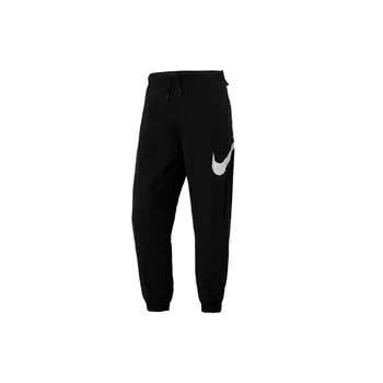 Женские спортивные брюки с логотипом Nike и шнурком, черные DM6184-010 XS