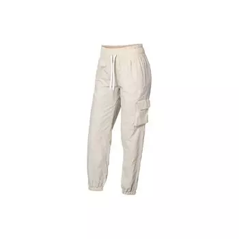 Женские спортивные брюки Under Armour Solid Color Casual Jogging со средней посадкой, трикотажные, бежевые, 1388066-280 S