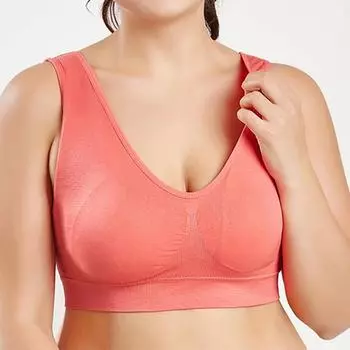 Женские спортивные бюстгальтеры без рукавов для йоги, однотонное нижнее белье с эффектом пуш-ап, майка, нижнее белье S чёрный