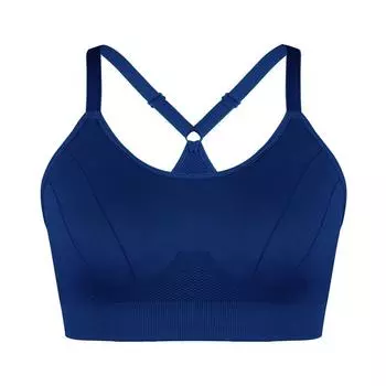 Женские спортивные бюстгальтеры с красивой спиной, противоударное нижнее белье для фитнеса, спортивный бюстгальтер с мягкой подкладкой, укороченный топ, жилет для йоги S чёрный
