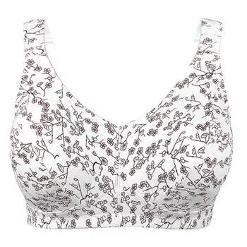 Женские спортивные бюстгальтеры с принтом большого размера, бесшовный спортивный бюстгальтер с эффектом пуш-ап, нижнее белье без косточек, мягкое 90F