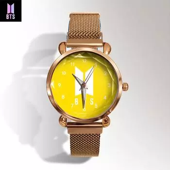Женские спортивные наручные часы BTS, модные роскошные часы с ремешком для мужчин