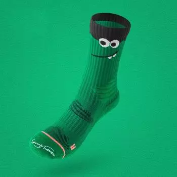 Женские спортивные носки средней длины SPORT S HOUSE, мультяшные, махровые, нескользящие, для активного отдыха, альпинизма, езды, модные носки One Size