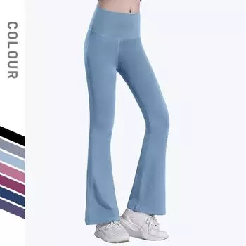 Женские спортивные штаны Nude Yoga Pants с высокой талией и подъемом бедер. Эластичные спортивные штаны S