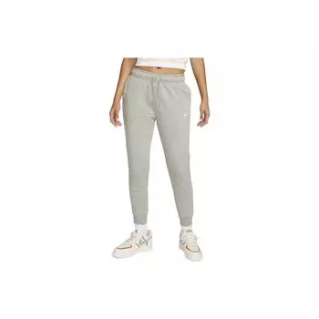 Женские спортивные штаны с эластичным поясом и шнурком Nike, серые, DQ5192-063 M