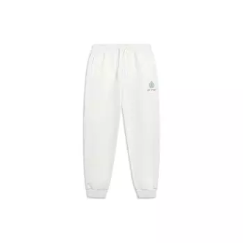 Женские спортивные штаны с манжетами и узором Li Ning Chinese Culture Series Off-White AKLT412-3 L