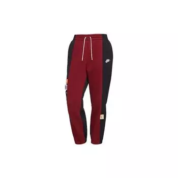 Женские спортивные штаны с манжетами Nike Spliced Sport, черные CJ2049-677