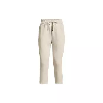 Женские спортивные штаны Under Armour Solid Color Rope Nine-Point Knitted, светло-каменные 1379444-784 XL