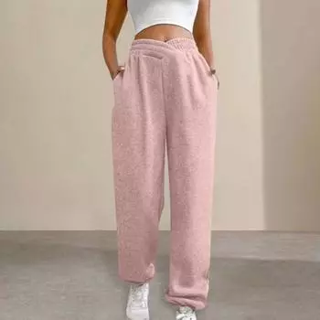 Женские спортивные штаны Yousheng, свободные спортивные штаны с высокой талией и карманами, кроссоверы для бега, спортивные штаны, удобные брюки для тренировок L темно-серого