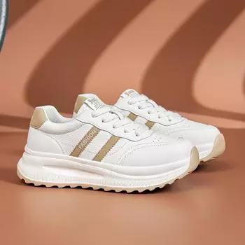 Женские спортивные туфли Forrest Gump большого размера 41-43: Легкие повседневные кроссовки с широкой колодкой 2025 года. 38 красный/белый