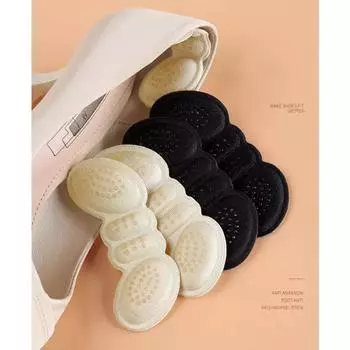 Женские стельки для обуви, подушечки на высоком каблуке, регулируемый размер, клейкие подушечки для пяток, ручки-вкладыши, защитная наклейка, облегчение боли, вставка для ухода за ногами 3mm чёрный