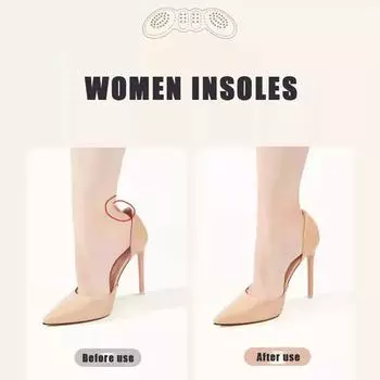 Женские стельки для обуви, подушечки на высоком каблуке, регулируемый размер, клейкие подушечки для пяток, ручки-вкладыши, защитная наклейка, облегчение боли, вставка для ухода за ногами 6mm бежевый