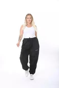 Женские стильные брюки больших размеров, черные плюшевые брюки большого размера