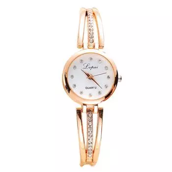 Женские стильные кварцевые аналоговые часы, роскошное платье со стразами, круглые ювелирные изделия, наручные часы