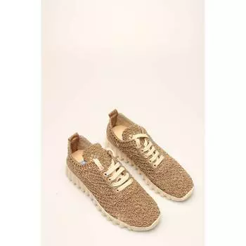 Женские стильные ретро норковые плетеные кроссовки кроссовки