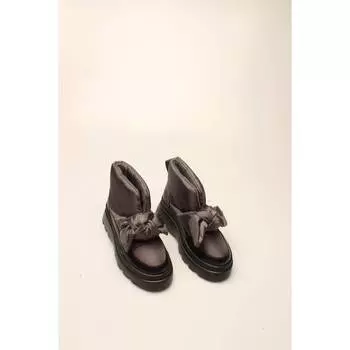 Женские стильные ретро серые черные парашютные ботинки