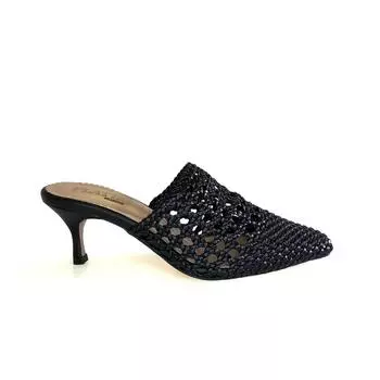 Женские стильные тапочки на каблуке, летняя коллекция