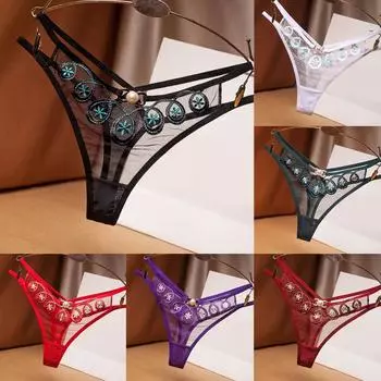 Женские стринги, сексуальные трусики, стринги, кружевные брюки, женские трусы, нижнее белье