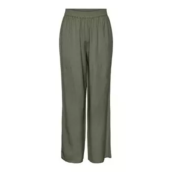 Женские струящиеся широкие брюки ШТУК S хаки