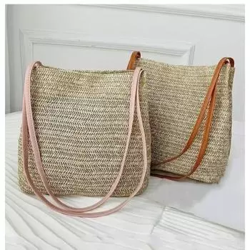 Женские сумки через плечо большой емкости Bohemia соломенная сумка плетеная круглая ротанговая сумка через плечо летняя новинка для отдыха на пляже коричневый