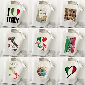 Женские сумки через плечо для девочек Harajuku многоразовые женские сумки для покупок холщовые сумки для девочек 35x40cm