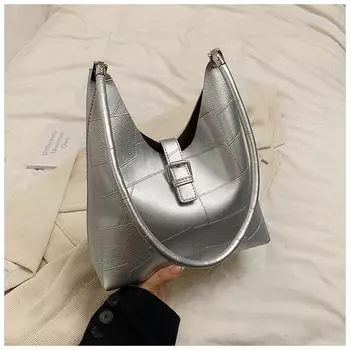 Женские сумки через плечо из искусственной кожи большой вместимости, модные, универсальные, однотонные, повседневные, новые