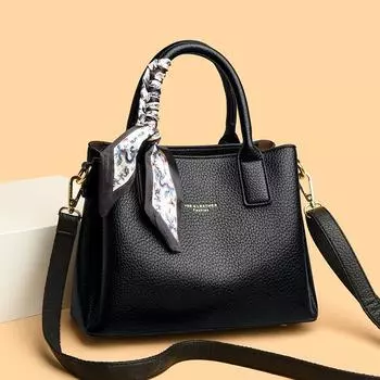 Женские сумки через плечо из мягкой кожи, 3 слоя, роскошные сумки, дизайнерская сумка через плечо, высокое качество