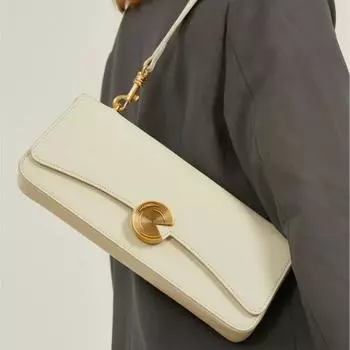 Женские сумки через плечо из натуральной кожи, женская модная сумка-тоут, маленькая сумка под мышкой, повседневная сумка, мини-кошелек, сумка под мышкой белый