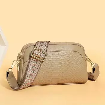 Женские сумки через плечо из натуральной кожи высокого качества из цельной коровьей кожи