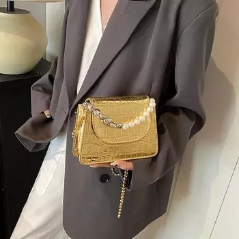 Женские сумки через плечо, новые модные дизайнерские сумки из искусственной кожи, роскошные сумки для женщин, мини-сумки на цепочке, квадратные сумки