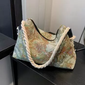 Женские сумки через плечо с леопардовым принтом, большая вместительная сумка, повседневная мода, большие сумки под мышками