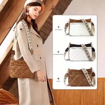 Женские сумки через плечо с мягкой подкладкой, прочные сумки, регулируемый плечевой ремень, средние сумки через плечо