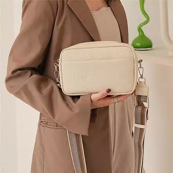 Женские сумки через плечо с широким ремешком, женские сумки, квадратные сумки, сумки на ремне для женщин белый