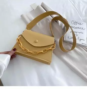 Женские сумки через плечо с толстой цепочкой, 2020, женская сумка через плечо, женские сумки с крестом белый