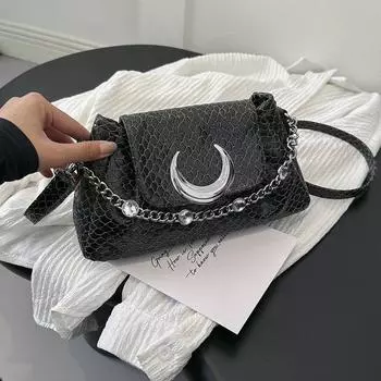 Женские сумки через плечо с внутренними отделениями, сплошная строчка, ПУ, карманы на молнии