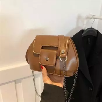 Женские сумки через плечо с внутренними отделениями, мягкие сумки из ПУ, внутренний карман на молнии, высокое качество, мода