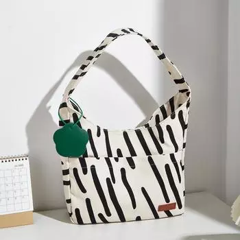 Женские сумки через плечо Студенческие рюкзаки Сумки большой вместимости Полосатые сумки