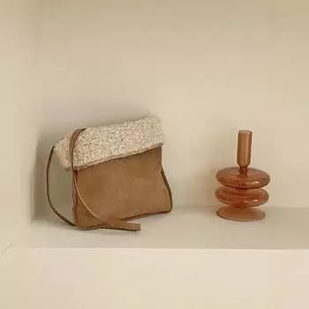 Женские сумки через плечо, сумки для мобильных телефонов, замшевые флисовые сумки, женские сумки через плечо, дизайнерские сумки, кошельки и сумки-тоуты one size коричневый