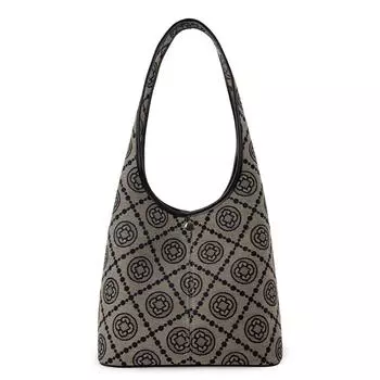 Женские сумки из холста 2025 года, новый оригинальный модный дизайн, сумка-тоут на одно плечо, большая вместимость, школьная сумка VENOF M темно-серого