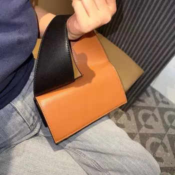 Женские сумки из искусственной кожи, ретро-сумка через плечо, подмышка, покупатель, однотонные женские сумки