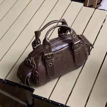 Женские сумки из искусственной кожи в стиле ретро, хобо через плечо, повседневные, однотонные, новые