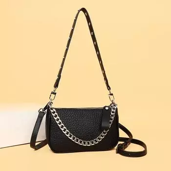 Женские сумки из натуральной кожи, сумки-подмышки Niche, сумки-цепочки из мягкой кожи, сумки-мессенджеры через плечо, сумки из коровьей кожи первого слоя.