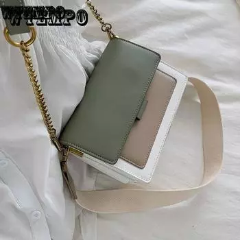 Женские сумки Корейская версия универсальных сумок Женские маленькие сумки Модная сумка-мессенджер на одно плечо Кошелек для покупок 19*15*7cm