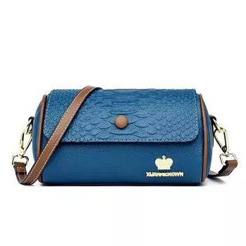 Женские сумки Модные и трендовые сумки из крокодиловой кожи Ripple Boston на одно плечо Простые и универсальные сумки на все времена года Сумки среднего возраста