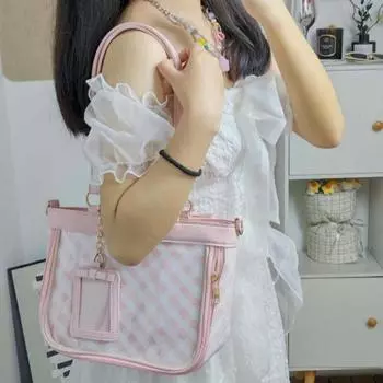 Женские сумки Модные сумки-тоут Новые клетчатые сумки Нишевый дизайн Маленькие свежие Большие вместительные трендовые сумки через плечо Ручные сумки