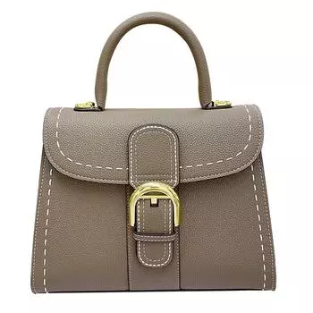 Женские сумки, новая высококачественная сумка через плечо из натуральной кожи с верхним слоем, сшитая вручную мастером 21cm