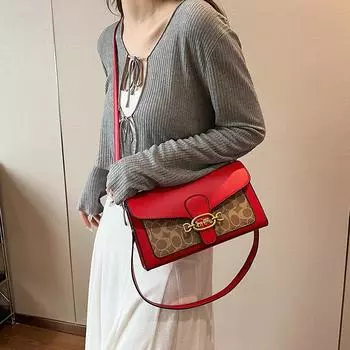 Женские сумки нового стиля, простые, с принтом, модные, маленькие, квадратные сумки