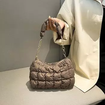 Женские сумки осень и зима Модные плиссированные сумки-мессенджеры Модные легкие маленькие сумки через плечо Женская сумка через подмышку